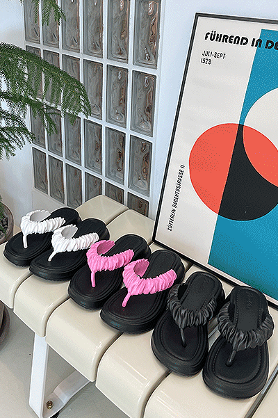 핀셔링슬리퍼 쪼리 플립플랍 여성 슈즈 여름 신발